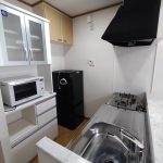 ガスコンロ、レンジ、冷蔵庫はイメージです。 (キッチン)